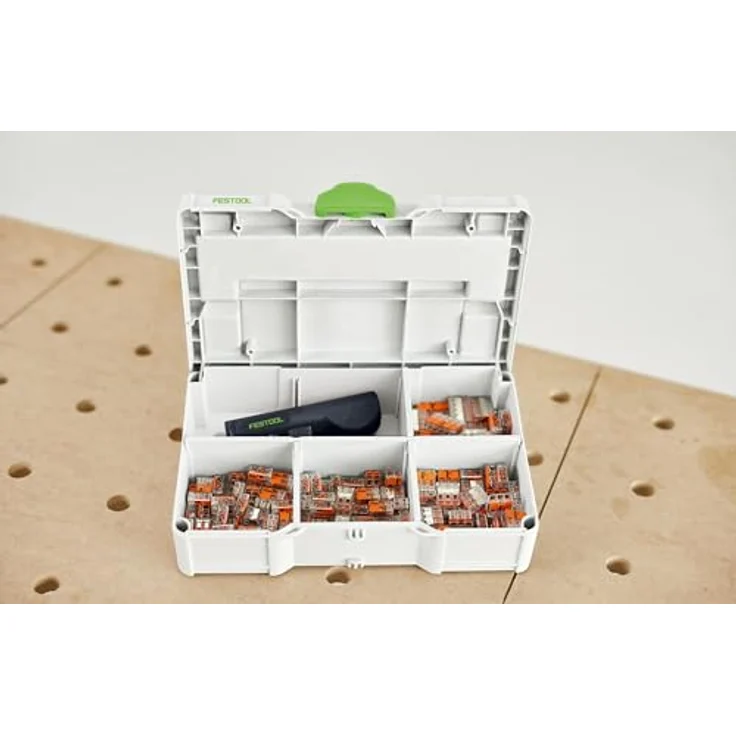 Festool Wago Klemmen-Set SYS3 s 76, 175 Stück Verbindungsklemmen mit Spannungsprüfer im Mini-Systainer³ S 76 – Bild 2