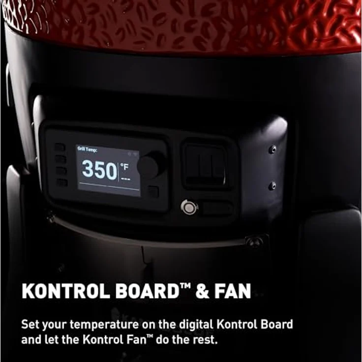 Kamado Joe Konnected Joe Grill, Holzkohlegrill mit automatischer Entzündung, digitaler App-Steuerung und 2-Tier Divide & Conquer-System, 18″ Durchmesser – Bild 5