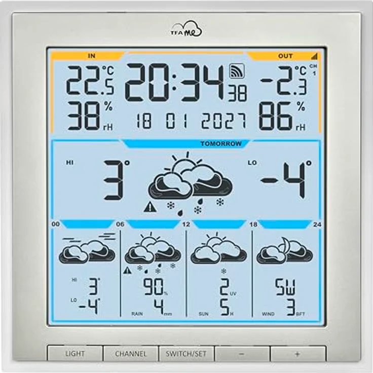 TFA .me ID-08, WLAN Funk-Wetterstation mit 5-Tage Wetterprognose, inkl. Thermo-Hygro-Sender – Bild 7