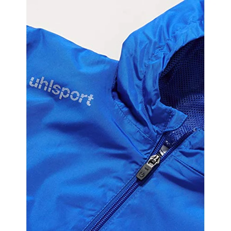 Uhlsport Regenjacke ESSENTIAL, Herrenjacke mit Wasserabweisendem Coating, Stehkragen mit Kapuze, Blau, XXL – Bild 2
