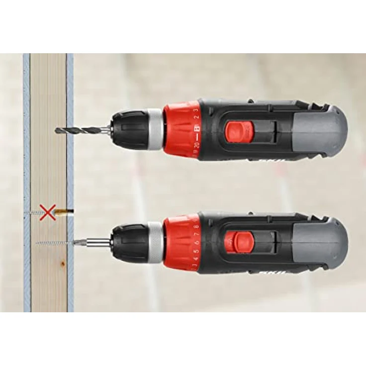 Skil 6221 AA Bohrschrauber Energy Line (kompakt, leicht und präzise, 20 Drehmomenteinstellungen, 0,9A, 1,2kg) F0156221AA – Bild 6
