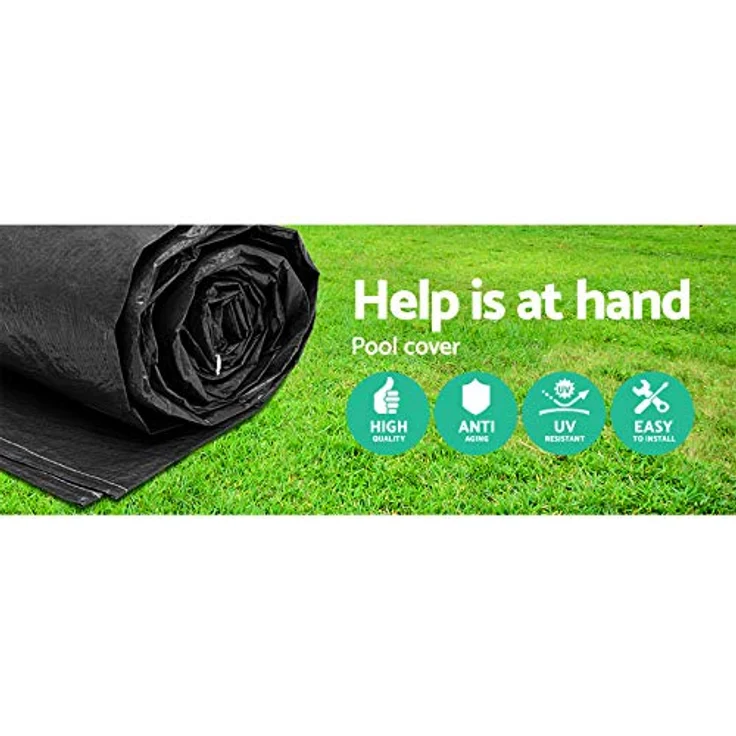 Bestway Flowclear PVC-Abdeckplane D:427 cm, grau, für Steel Pro MAX Pool D:427 cm, Power Steel Pool D:427 cm, Power Steel Deluxe Series Pool D:427 cm – Bild 5