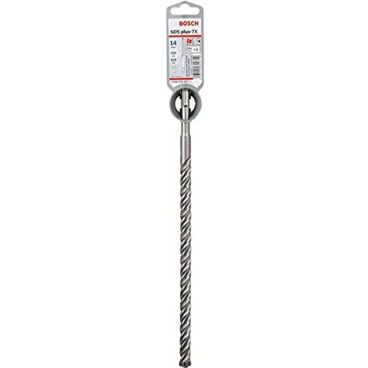 Bosch Professional Hammerbohrer SDS Plus-7X (für Beton und Mauerwerk, 14 x 250 x 315 mm, Zubehör Bohrhammer) – Bild 2