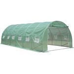 Zelsius Foliengewächshaus (L) 400 x (B) 300 x (H) 200 cm | stabiles Tomatengewächshaus, Folienzelt, Gewächshaus für Garten | Tomatenhaus, Folien Treibhaus, Pflanzenzelt, Frühbeet