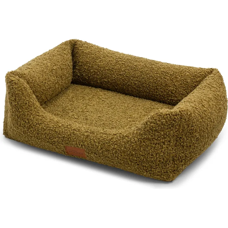 Woodek Design Tiersofa Milo ergonomisches Hundesofa, grün, EU-Herstellung