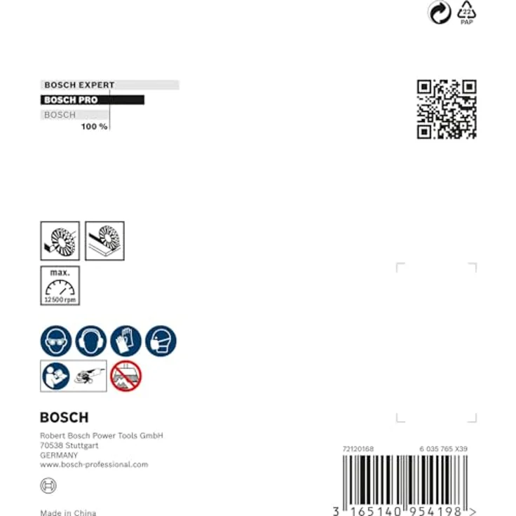 Bosch Professional Scheibenbürste gezopfter Draht Heavy (für Inox, X-LOCK, rostfrei, Ø 115 mm, Drahtstärke 0,5 mm) - Preisvergleich – Bild 4
