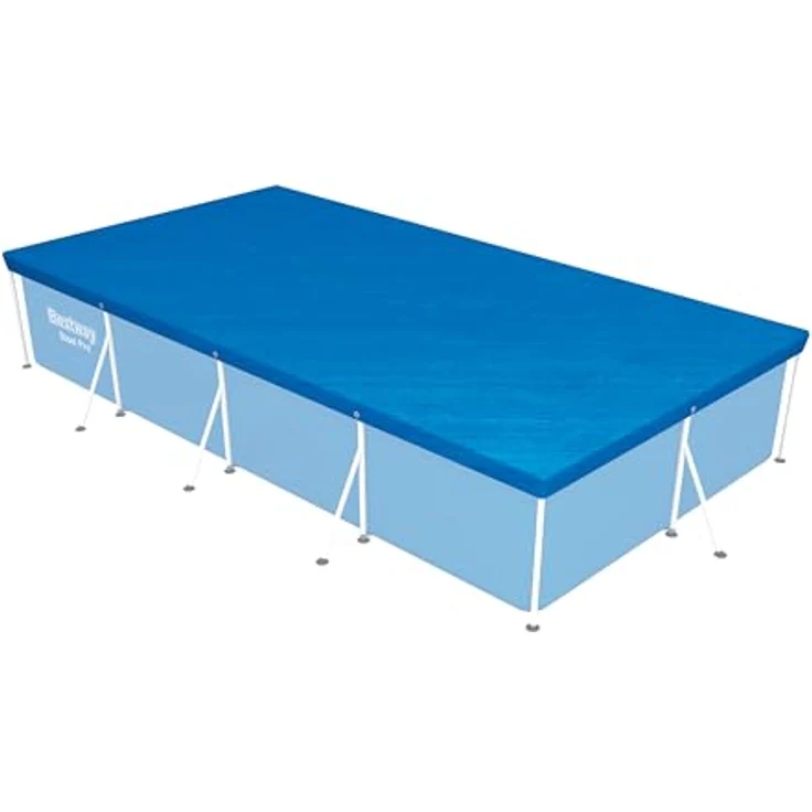 Bestway PE-Abdeckplane 410 x 226 cm, blau, eckig – Bild 1