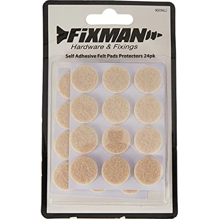 FIXMAN 900862 Selbstklebende Filzgleiter, 24er-Pckg. 20 mm, rund – Bild 4