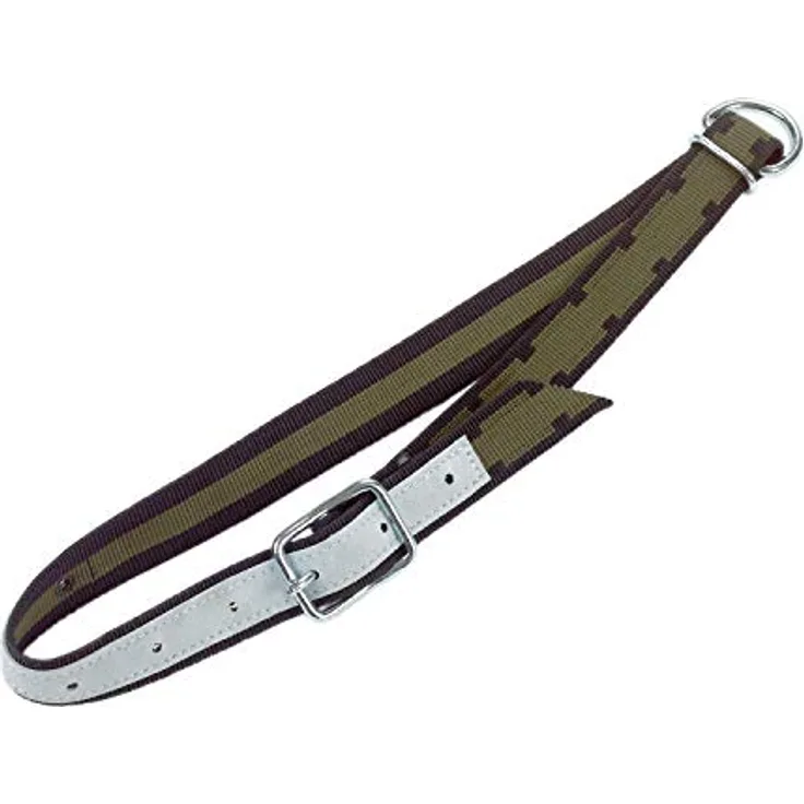 Kerbl Halsband 130x4cm mit Ovalglied und D-Ring