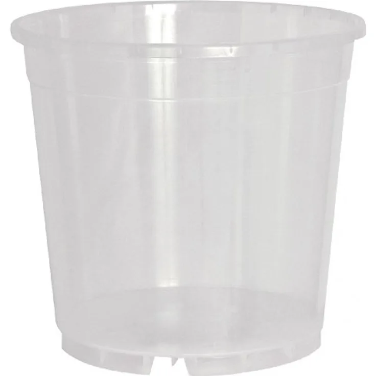 Orchideentopf transparent klar, Durchmesser:17 cm