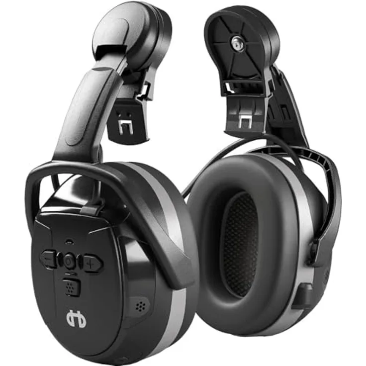 Hellberg Gehörschutz Xstream - BT/LD, aktives Hören, Schutzhelm, SNR28, grau