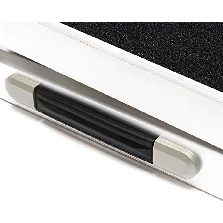 Wiltec Hunderampe faltbar, aus Aluminium, rutschsicher, Traglast bis zu 115 kg, Haustierrampe – Bild 4