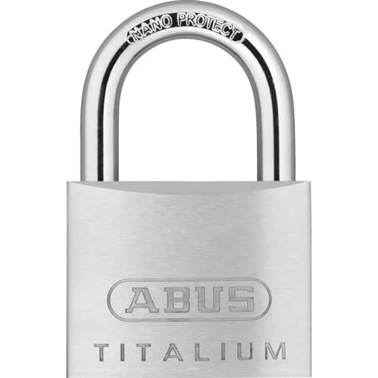 ABUS Zylindervorhangschloss 64TI/50, 50mm Titalium Schlosskörper, Spezialaluminium, NANO-Protect Beschichtung, 3mm Spezialstahlbügel – Bild 2