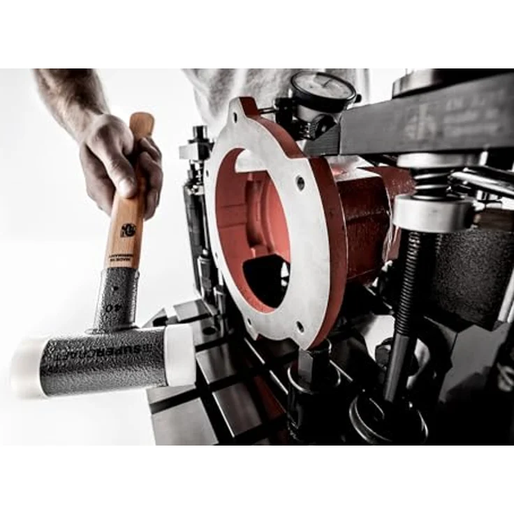SUPERCRAFT-Schonhämmer, mit schwingungsdämpfendem, ergonomisch geformtem und lackiertem Hickorystiel | Ø=40 mm | 3366.040 – Bild 30
