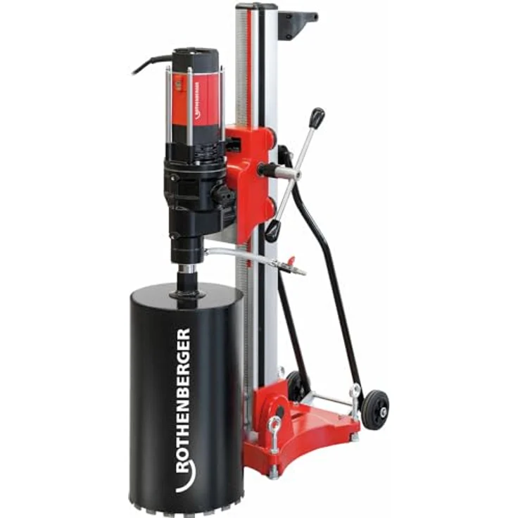 Rothenberger RODIACUT 400 / RODIADRILL 500, Tischbohrmaschine mit 3000 Watt Leistung, Bohrdurchmesser 32-400 mm, Bohrwinkelverstellung -15° bis +45° – Bild 1