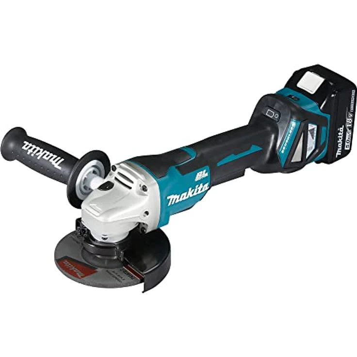 Makita 18V Akku-Winkelschleifer DGA515Z mit Paddleschalter, ohne Akku ohne Ladegerät 125 mm Akku – Bild 2