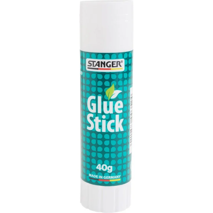 Stanger Bastelkleber Extra Gluestick, lösungsmittelfrei, 40 g, transparent trocknend für Papier und Pappe – Bild 1