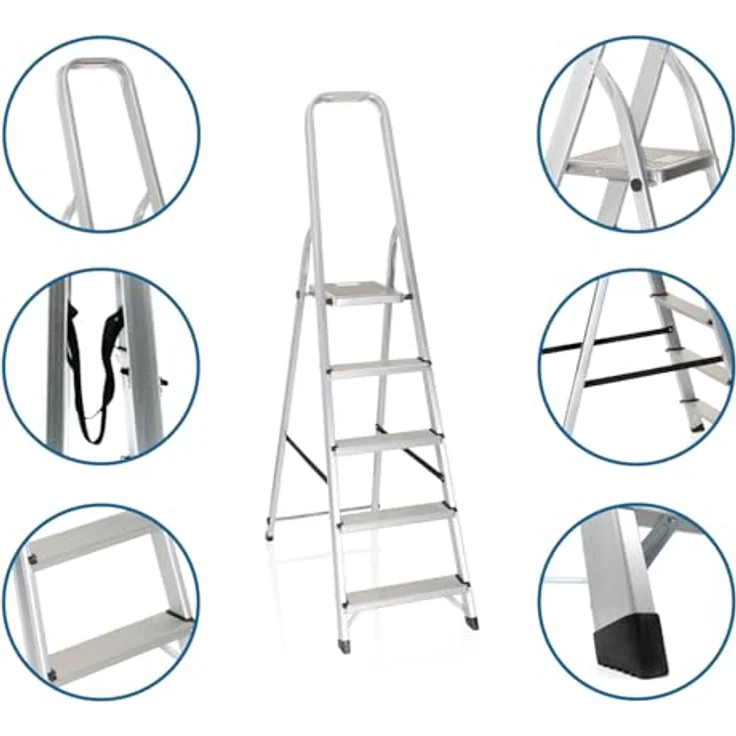 Hjh Office, Leiter, SOLID III (Plattformleiter, 44 cm) – Bild 2