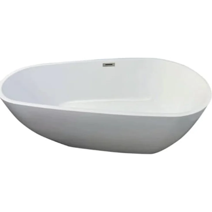 Sanotechnik Badewanne Chicago, freistehendes Model, Maße: 170x75x58cm, modernes Design mit hohem Komfort – Bild 3