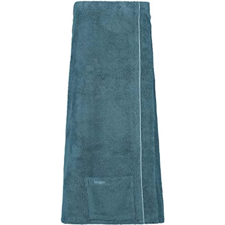 Vossen Saunakilt Livina, Beige, 80x140 cm, Oeko-Tex® Standard 100, mit praktischer Tasche und verstellbaren Druckknöpfen, saugfähig – Bild 2