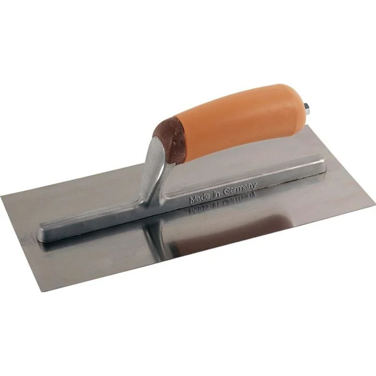 A. S. F. Fischer B. V. Super Prof Glättekelle 280x120mm, Edelstahlblatt mit Softgriff, 0,8mm Dicke