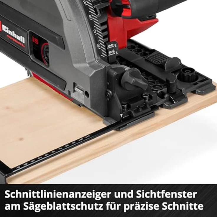 Einhell Professional TP-PS 18/165 Li BL, Akku-Tauchsäge mit 56mm Schnitttiefe, bürstenloser Motor, Aluminium-Sägetisch – Bild 9