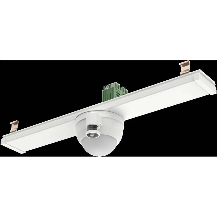 RIDI 2500025 Sensor-Moduleinsatz, Master-Präsenzsensor DALI-2 für LINIA EVO Tragschienensystem, verkehrsweiß, 230 V AC, Erfassungsbereich 446 m²