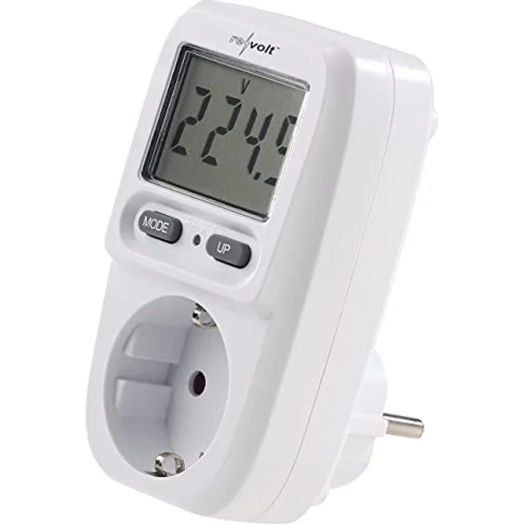 revolt Energiekostenmesser: Digitaler Energiekosten-Messer & Stromverbrauchs-Zähler, bis 3.680 W (LCD-Display, einfache Bedienung)