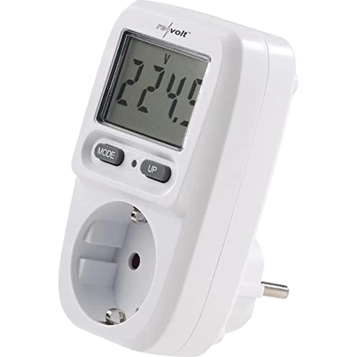 revolt Energiekostenmesser: Digitaler Energiekosten-Messer & Stromverbrauchs-Zähler, bis 3.680 W (LCD-Display, einfache Bedienung)