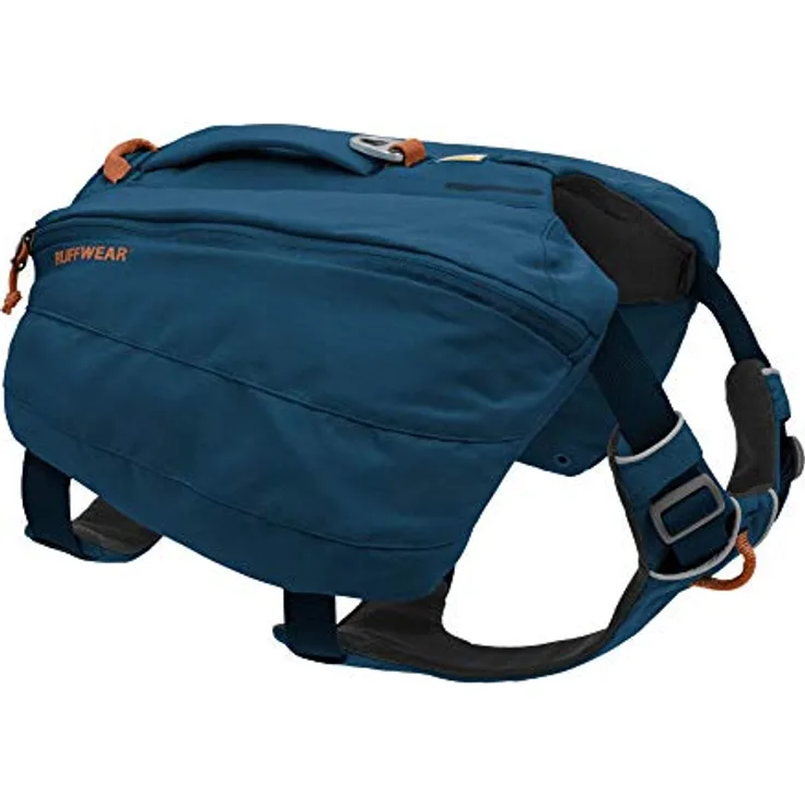 Ruffwear Rucksack Front Range XS, Blue Moon, mit gepolstertem Geschirr und drei Leinenbefestigungspunkten