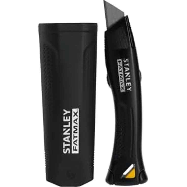 STANLEY FMHT10500-0, Cuttermesser mit feststehender Klinge, schwarz, inkl. 2 Trapezklingen und 1 Hakenklinge, ergonomisches Design für professionelle Anwendungen – Bild 12