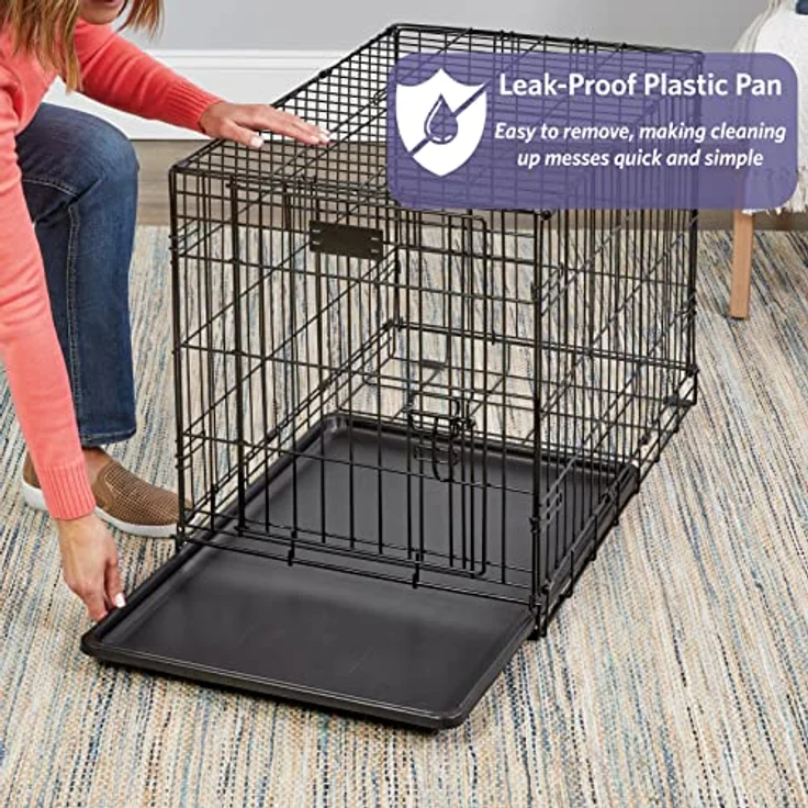 YEKE Midwest Homes for Pets Midwest 1530 iCrate-Hundekäfig mit Einzelklappe (76,2 x 48,26 x 53,34 cm) – Bild 5