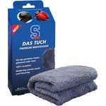DR WACK Dr. Wack S100 DAS TUCH - Premium Mikrofaser 40 x 40 cm Auto-Reinigungsmittel - Glänzend oder Matt