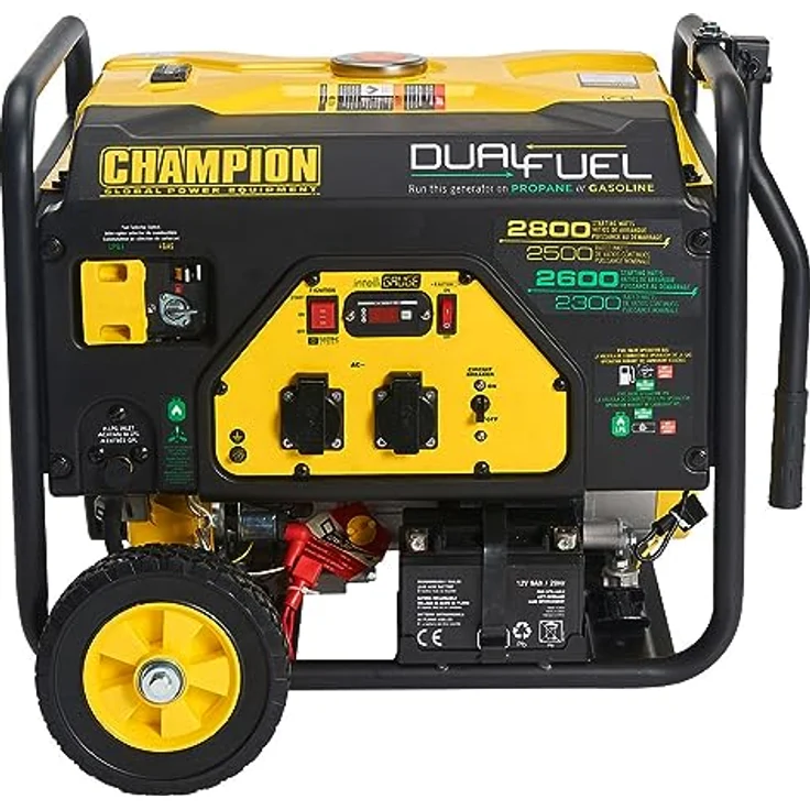 Champion Power Equipment Stromaggregat Benzin Gas 2800 Watt, tragbarer Generator - Preisvergleich – Bild 4