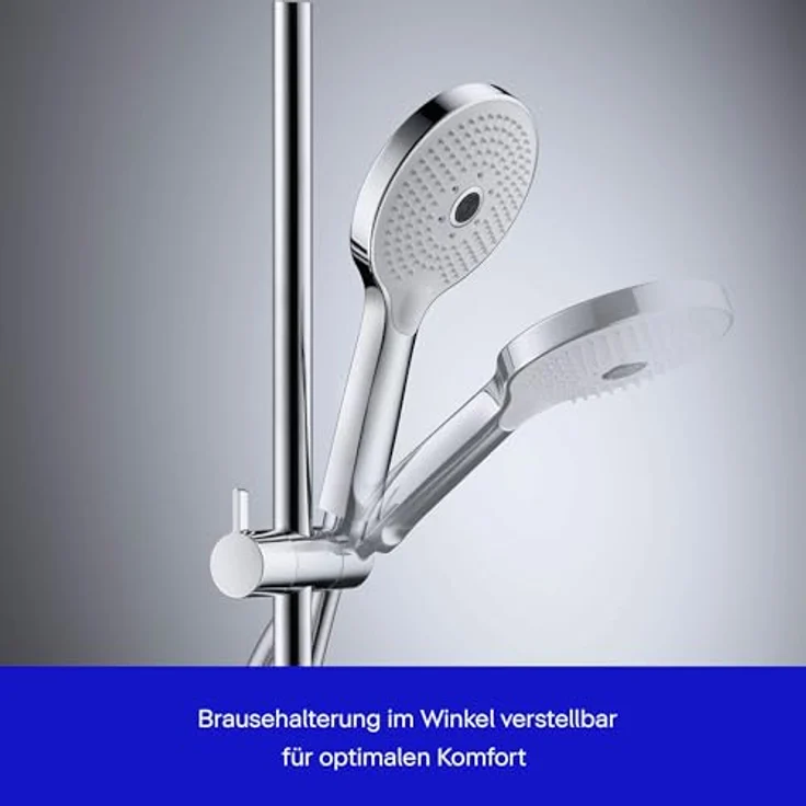Duravit Duschbrause Brauseset chrom mit 3 Strahlarten und 14 l/min Durchflussrate – Bild 6