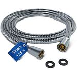 VIOKS Dusch Schlauch Flexibel - Brauseschlauch 125 cm Duschschlauch Edelstahl Verlängerung & Schlauch Duschkopf Schlauch Für Duschbrause Handbrause - Preisvergleich