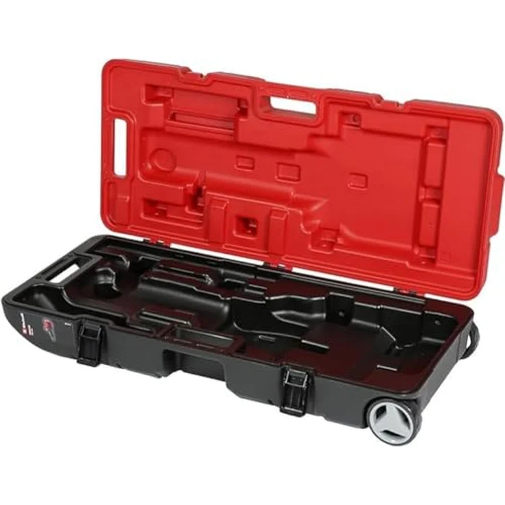 Einhell Abbruchhammer TE-DH 50 (1.700 W, 50 J Einzelschlagstärke, SDS-Hex-Werkzeugaufnahme, schwingungsgedämpfter Hauptgriff, Softstart, inkl. Spitz--Flachmeißel, Trolley) – Bild 3