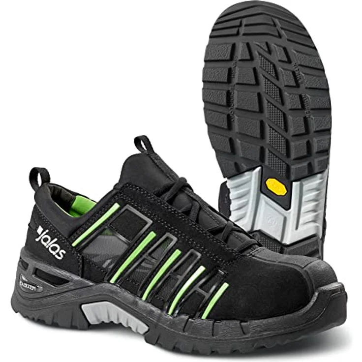 Ejendals AB EXALTER 9915, Sicherheitsschuh S1P SRC HRO, gr. 42, schwarz, mit Aluminium-Zehenkappe und Vibram-Laufsohle – Bild 2