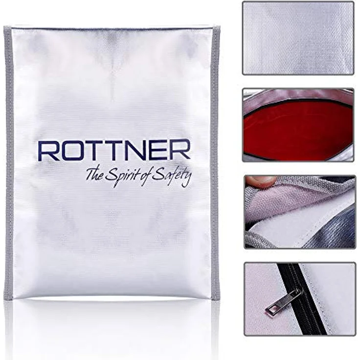 Rottner feuerfeste Dokumententasche DIN A4 – Bild 5