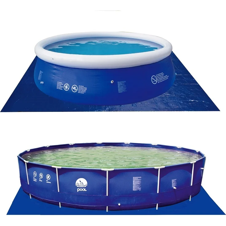 Jilong AVENLI Poolabdeckung 440 x 440 cm, Schutzplane für Pools