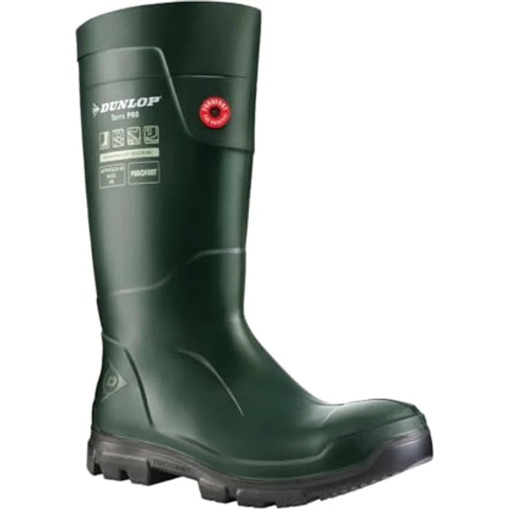 Magni Dunlop "TerraPro", Sicherheits-Gummistiefel S5, grün, Größe 37, wasser- und chemikalienbeständig, leicht und robust – Bild 4