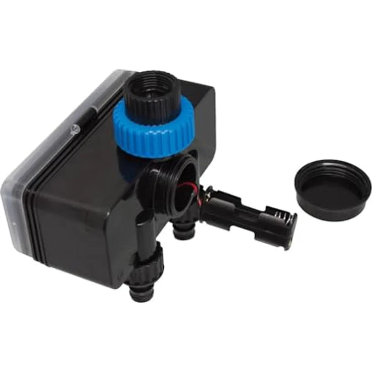 AQUA CONTROL Wasserhahn-Programmierer C5005, Bewässerungscomputer mit Doppelauslass und Zeitverzögerungsfunktion, 2 Programme, LED-Batterieanzeige – Bild 2
