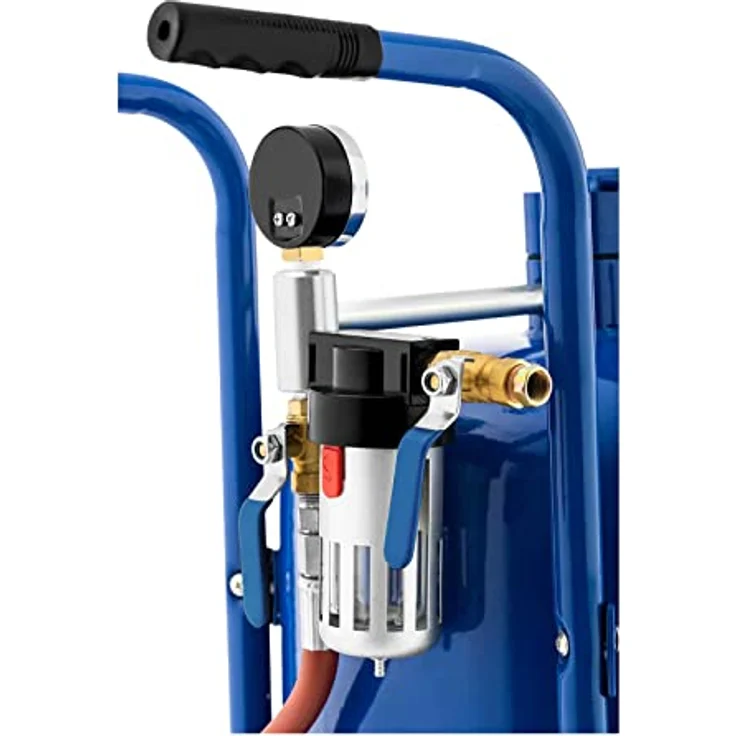 MSW Sandstrahler Mobiles Druckluft Sandstrahlgerät Sandstrahl Sandstrahlanlage 76 L – Bild 3