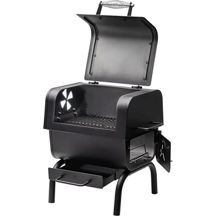 Char-Broil Charcoal 2GO, Tragbarer Holzkohlegrill mit leichtem Design, schwarz – Bild 3