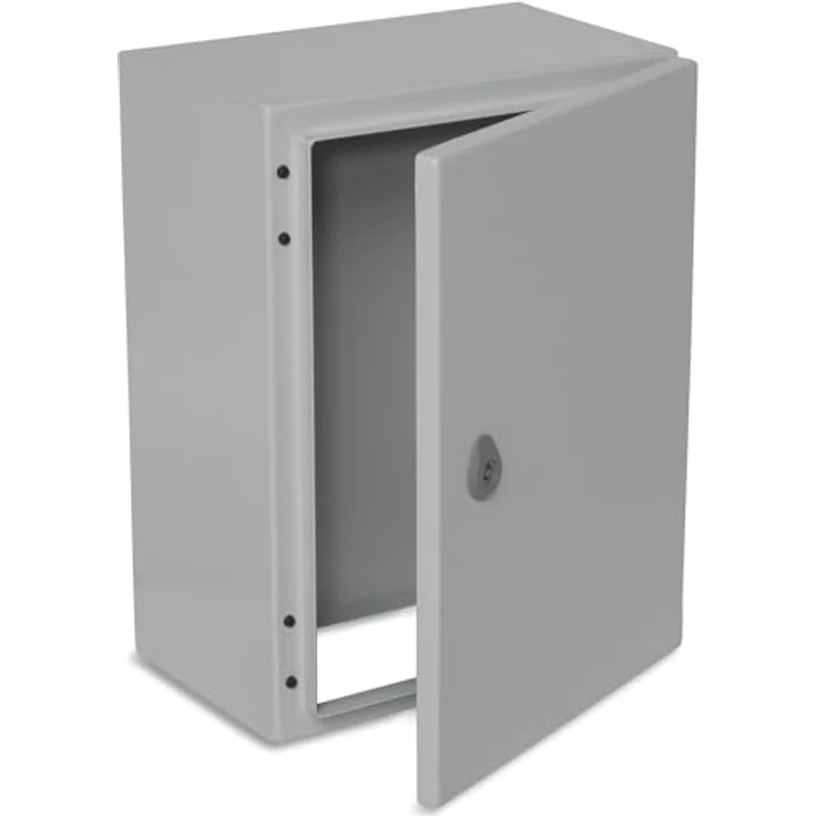 BOXEXPERT® Verteilerkasten Treva, wasserdicht IP66, 400x300x200mm aus Stahlblech, schlagfest IK10, für Außenbereich geeignet – Bild 1
