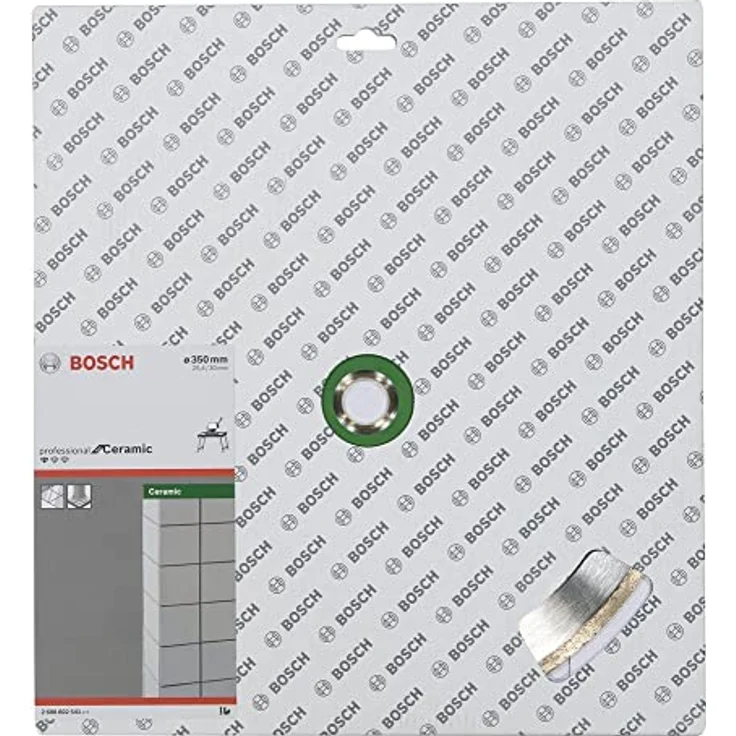 Bosch Professional Diamanttrennscheibe Standard für Ceramic, 350 x 30 und 25,40 x 2 x 7 mm, 2608602541 – Bild 2
