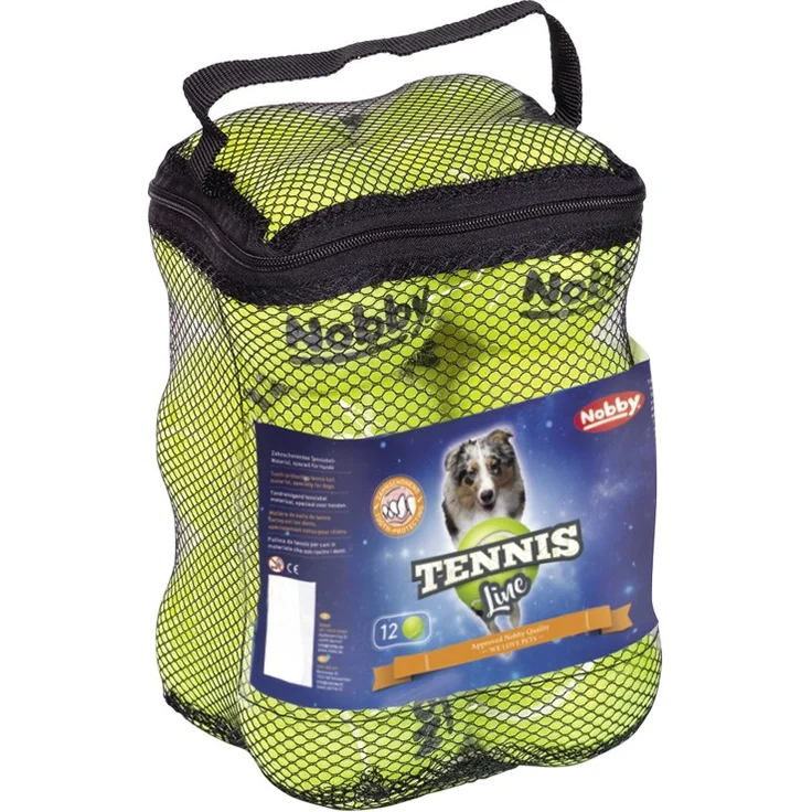 Nobby Tennisball 12er Netztasche – Bild 1
