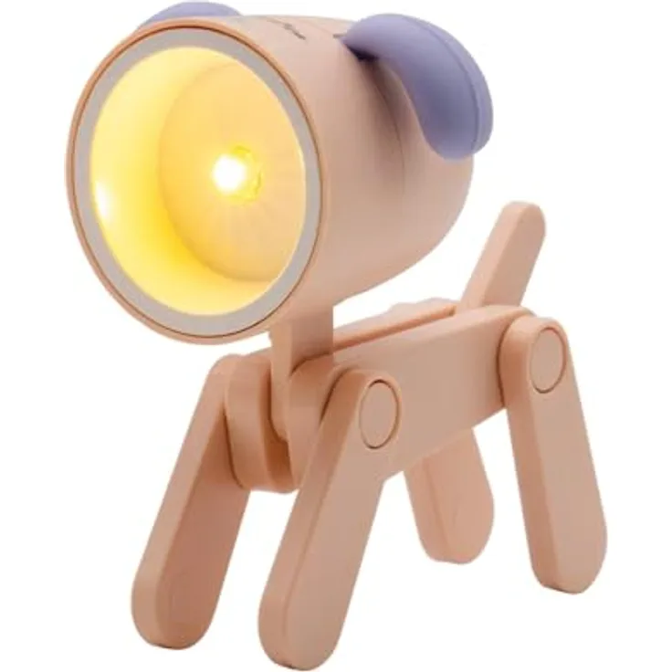 RealPower LED-Tier Taschenlampe, Pink, praktische Handlampe für Hundespaziergänge mit LED-Beleuchtung und ergonomischem Design