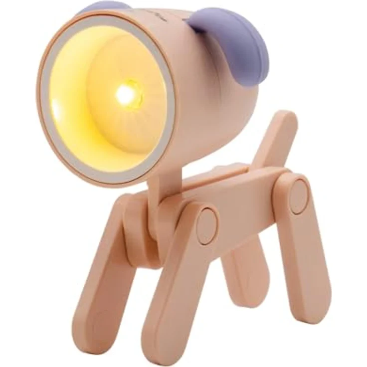RealPower LED-Tier Taschenlampe, Pink, praktische Handlampe für Hundespaziergänge mit LED-Beleuchtung und ergonomischem Design
