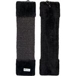 EYEPOWER Katzenkratzbrett S ca. 50 cm Kratzbrett Sisalbrett Kantenschutz Natursisal Wandschutz Schwarz